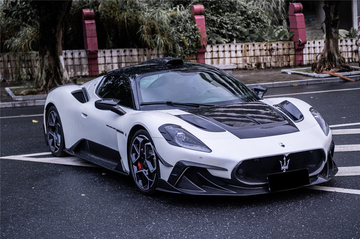 2020-UP Maserati MC20 MCPura MSY Style DRY Carbon Fiber Front Hood