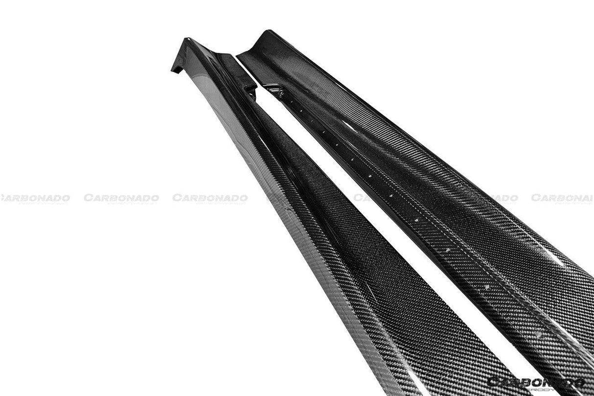 2010-2015 Chevrolet Camaro OEM Style Carbon Fiber Side Skirts