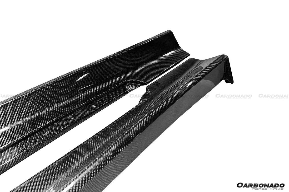2010-2015 Chevrolet Camaro OEM Style Carbon Fiber Side Skirts