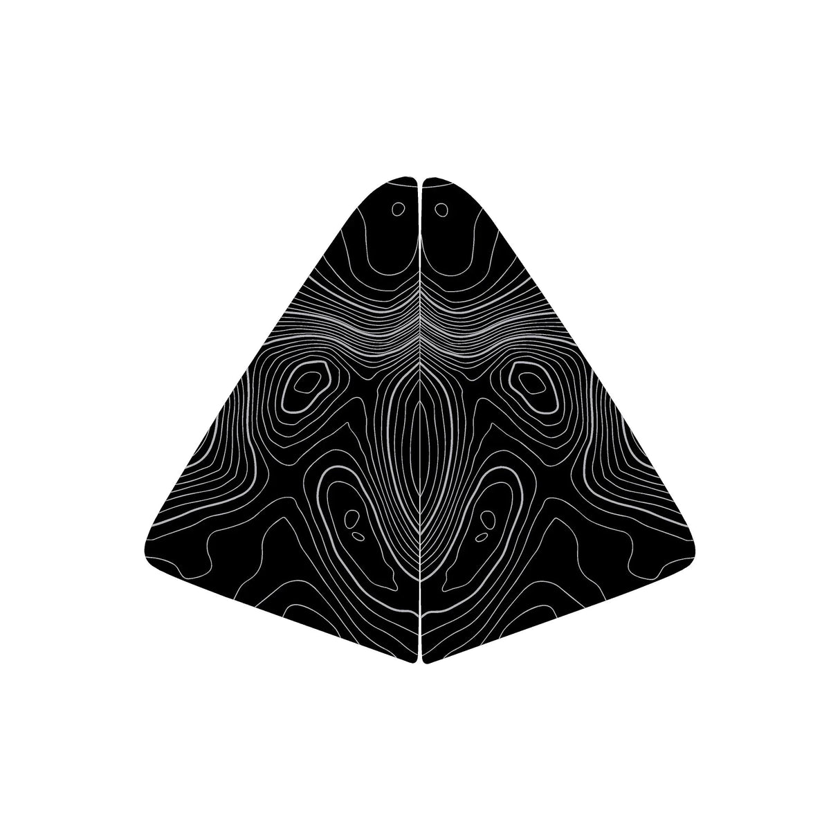 Topographic Rear Vent Window Overlay (Perforated) - 2025+ 4Runner