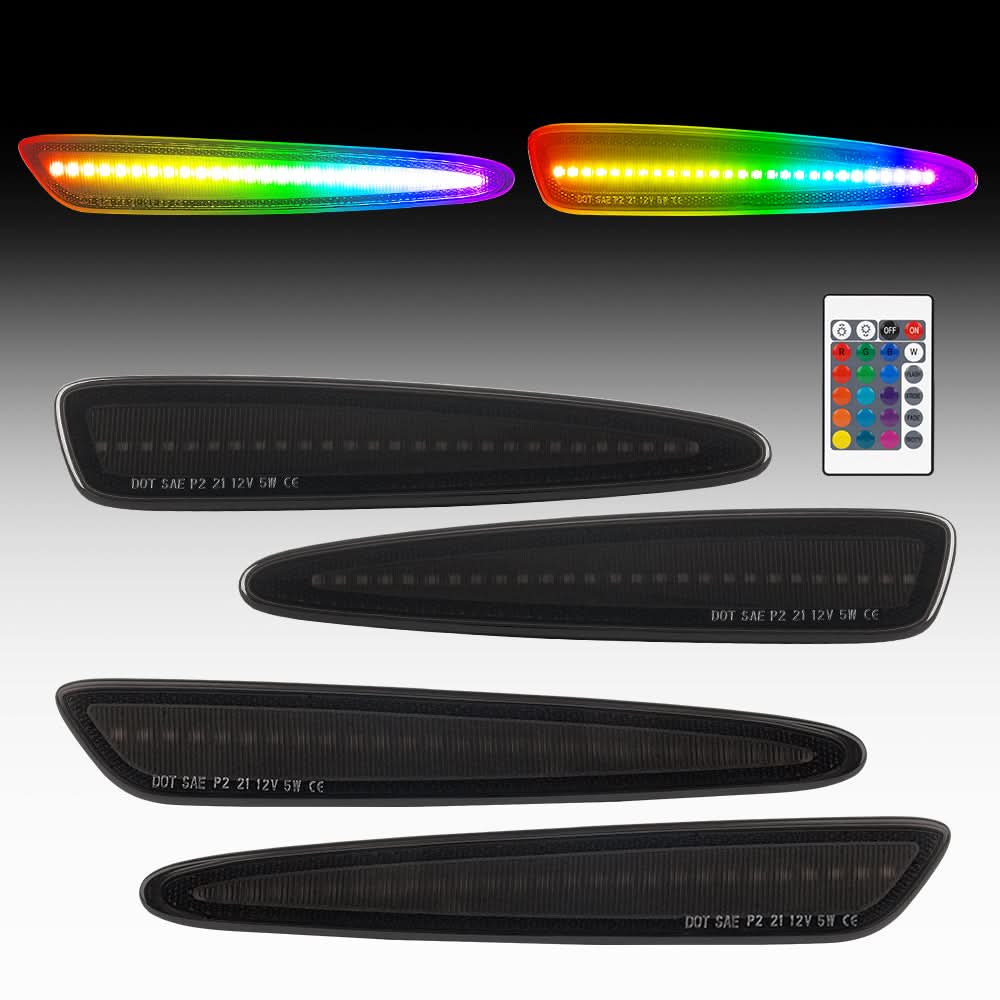 2005-2013 Chevrolet Corvette C6 RGB Smoke LED Side Marker