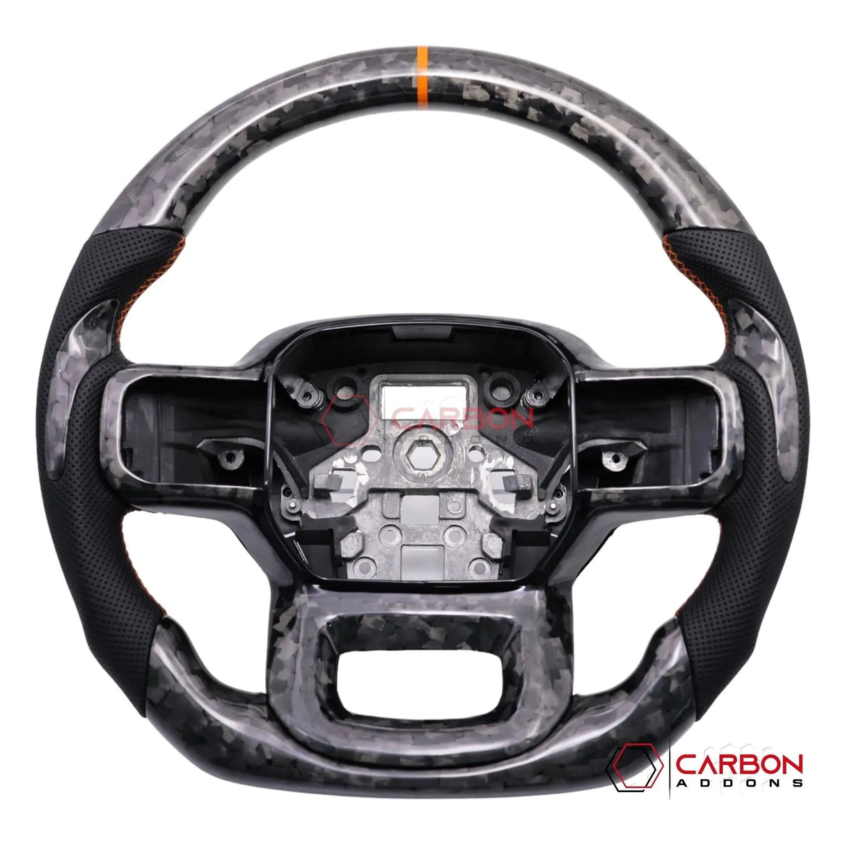 F150 2021-2024 Custom Heated Carbon Fiber Steering Wheel