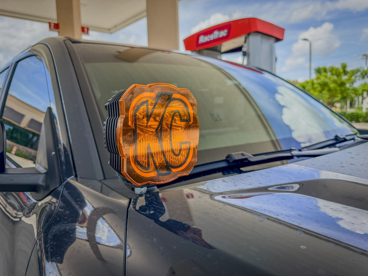 KC HiLITES Amber or Clear Cover Overlays - Universal