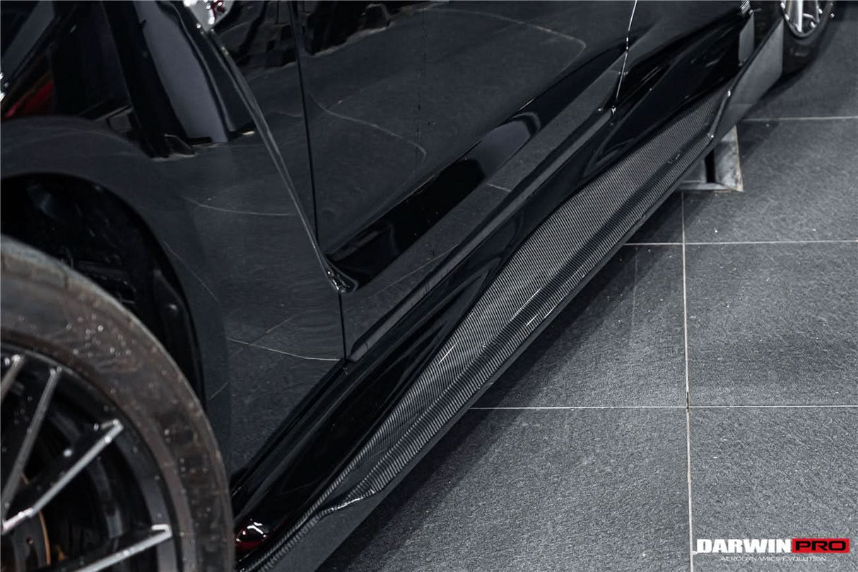 2008-2023 Nissan GTR R35 EBA BKSS Style Carbon Fiber Side Skirts