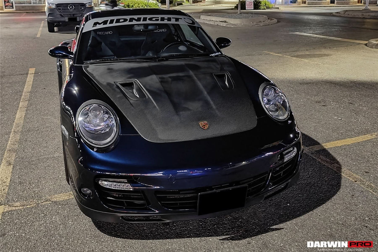 DarwinPRO 2005-2012 Porsche 911 997 Carrera & S & 4S & Turbo & 06-12 Cayman 987 GT2RS Style Hood