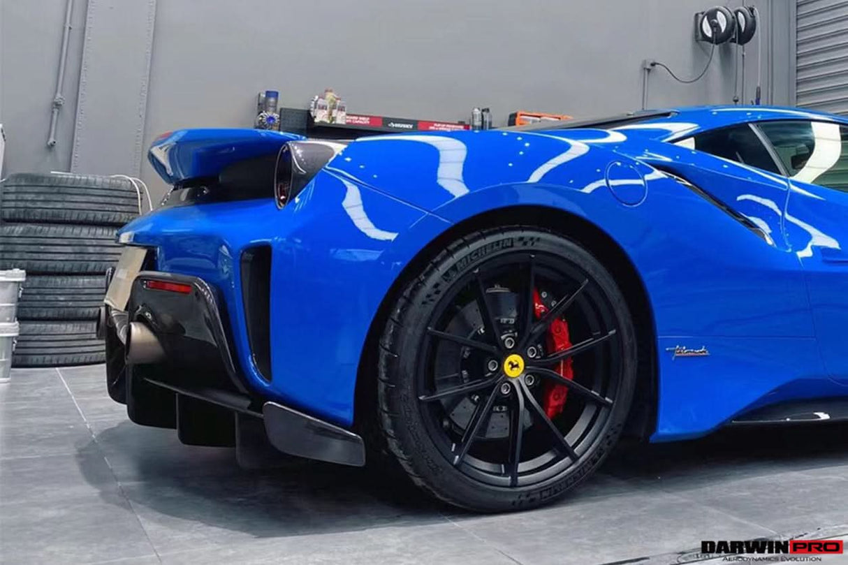 2018-2020 Ferrari 488 Pista Rear Bumper With Carbon fiber Upper Shell