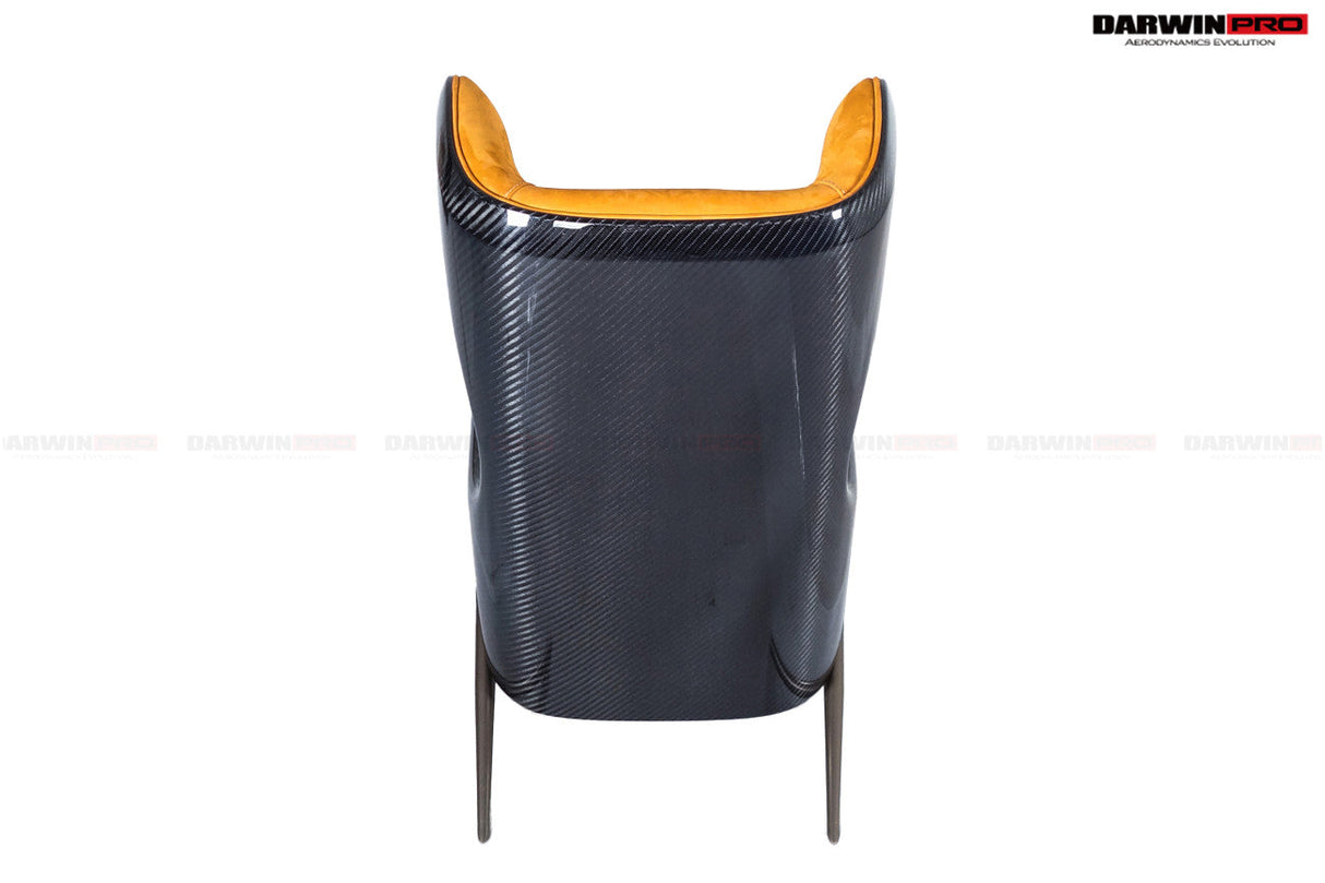 DARWINPRO CARBON FIBER CANYON ORANGE SUEDE LOUNGE CHAIR