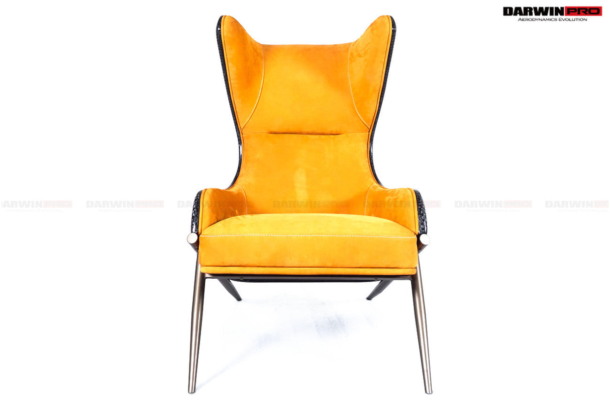 DARWINPRO CARBON FIBER CANYON ORANGE SUEDE LOUNGE CHAIR
