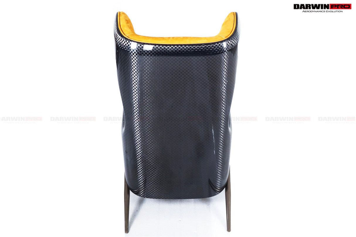 DARWINPRO CARBON FIBER CANYON ORANGE SUEDE LOUNGE CHAIR