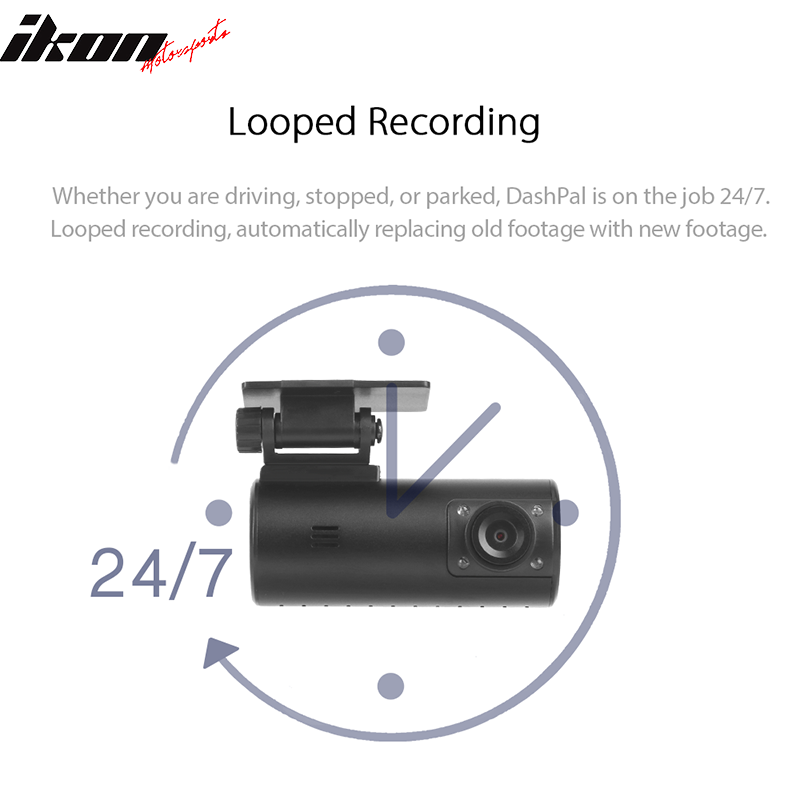 Dash Cam Mini A110 720P 120°Car Video Recorder Night Vision G-Sensor