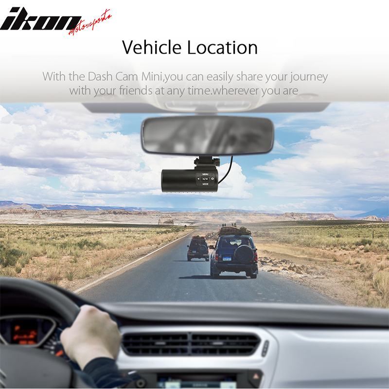 Dash Cam Mini A110 720P 120°Car Video Recorder Night Vision G-Sensor