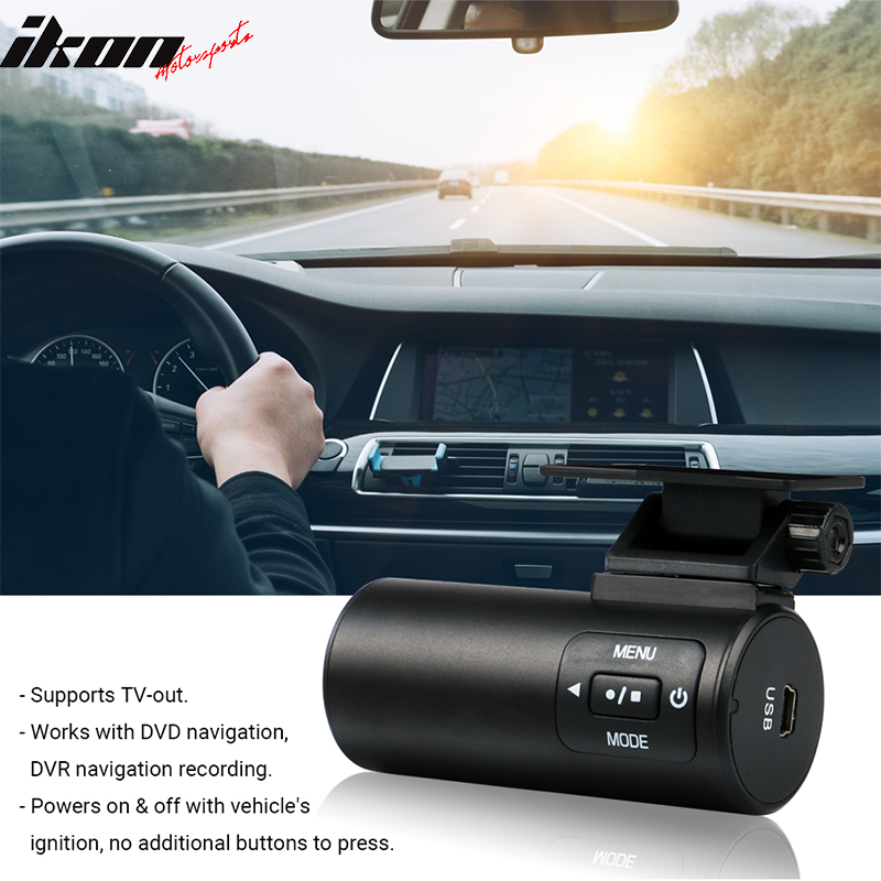 Dash Cam Mini A110 720P 120°Car Video Recorder Night Vision G-Sensor