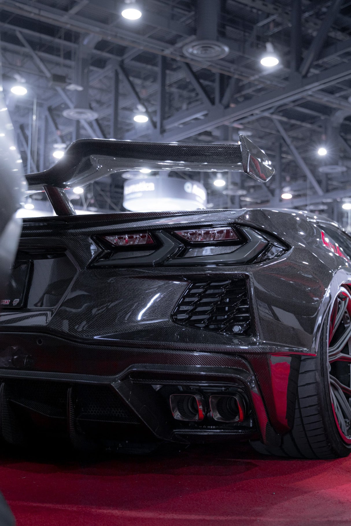 2020-2024 Corvette C8 Deluxe Wide Track Package Full Carbon Fiber Kit Bumper to Bumper