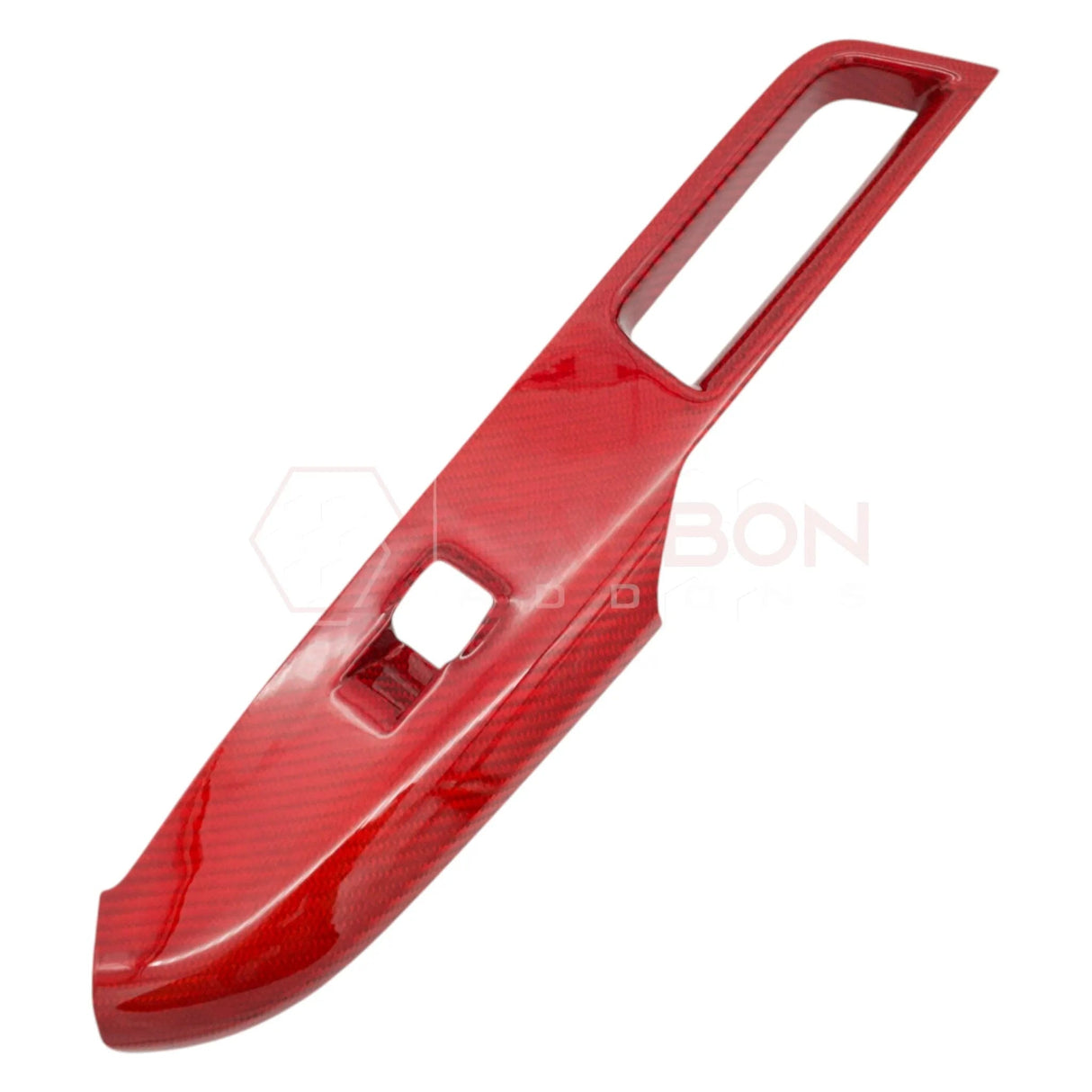 2024+ S650 Mustang Hard Carbon Fiber Window Switch Control Trim Cover | V2