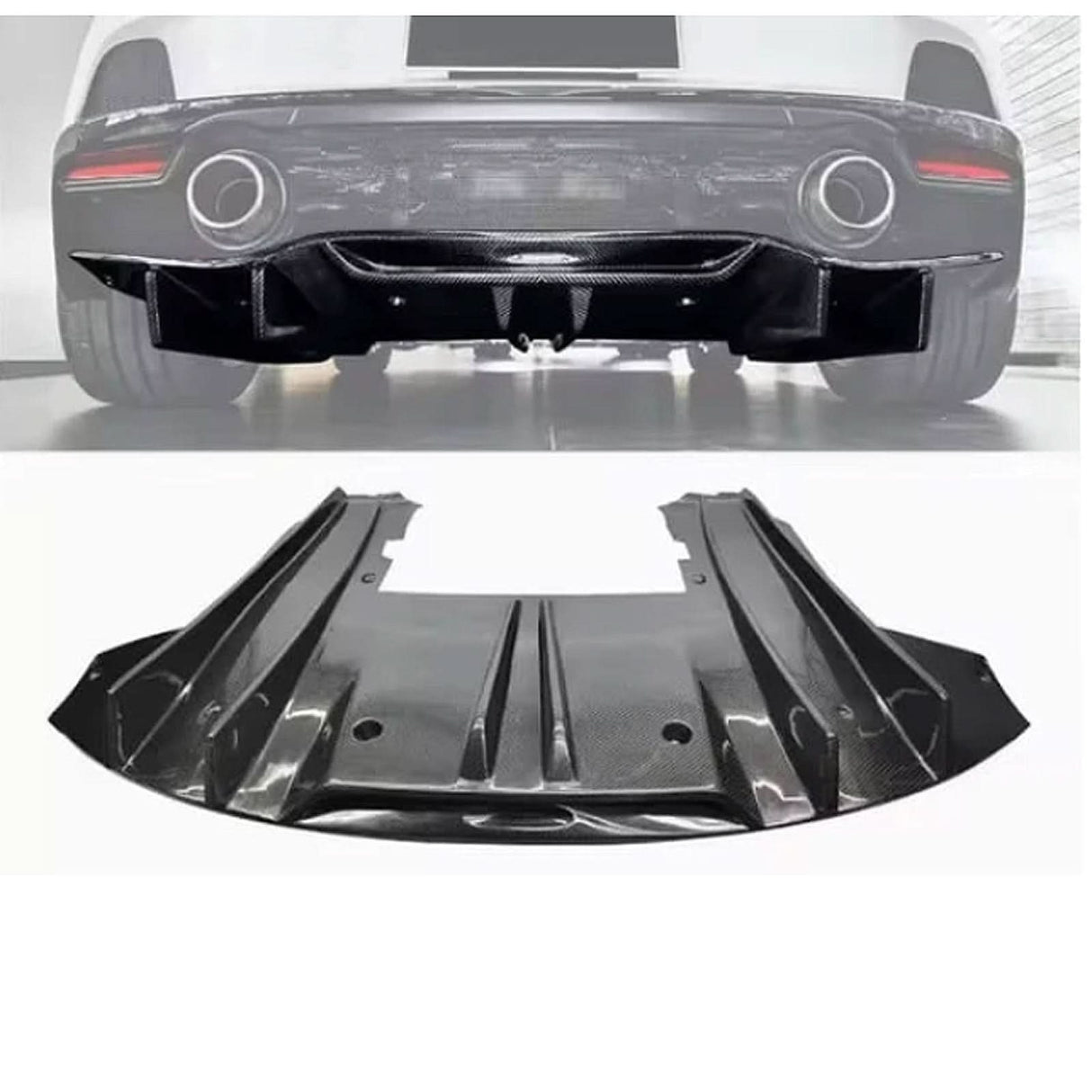 PRO Style Carbon Fiber Rear Diffuser Lip for McLaren GT