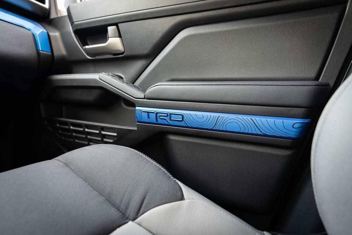 "TRD" Door Topographic Map Overlays - 2024+ Tacoma