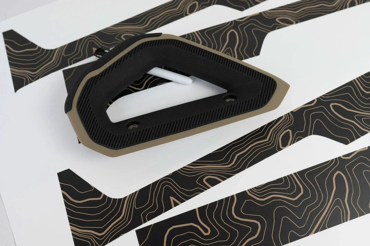 Topo Rear Interior Upper Door Card Insert Overlays (Printed Series) - 2021+ Bronco 4 Door