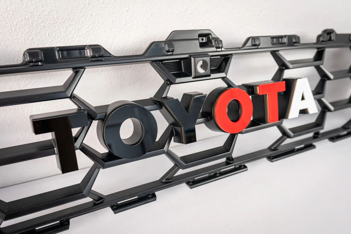 TOYOTA Front Grille Acrylic Emblem Overlays - 2025+ 4Runner TRD Pro / Trailhunter