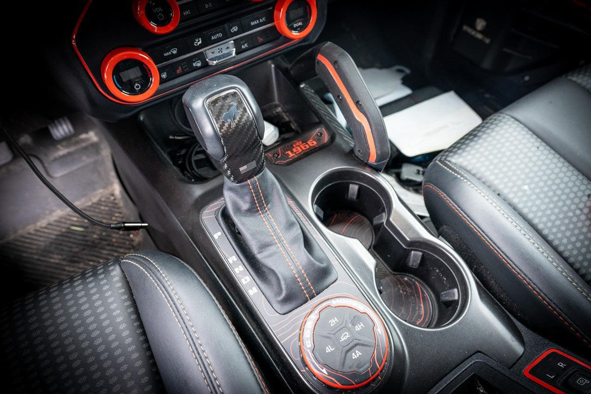 1966 Topographic Shifter Plate (Printed Series + Acrylic) - 2021+ Bronco