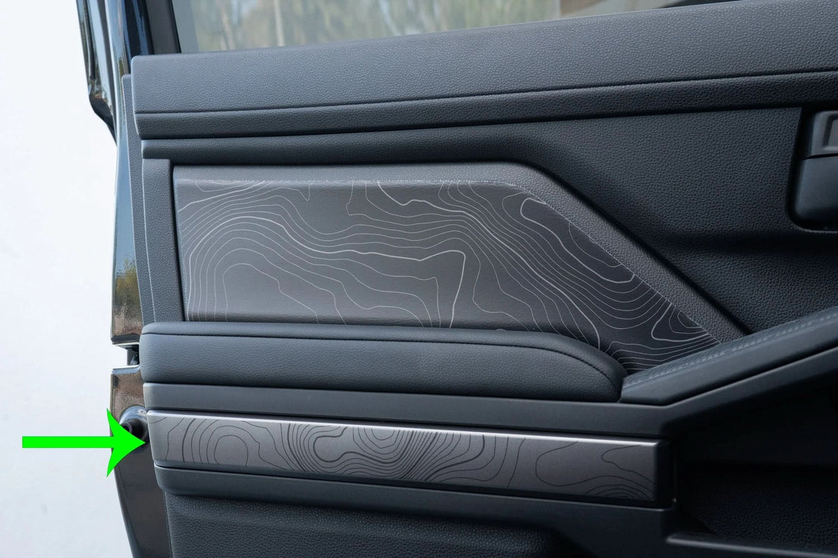 Door Topographic Map Overlays - *2025+ 4Runner