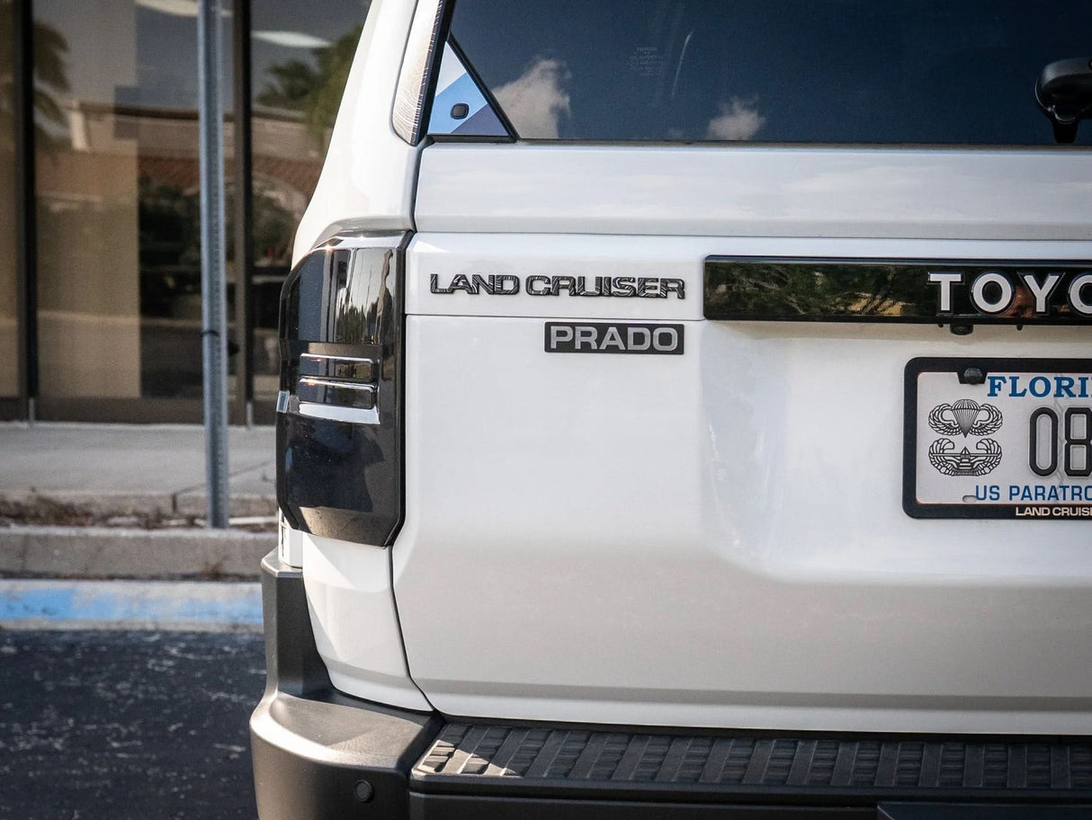 "Land Cruiser" Topographic Rear Tailgate Emblem Overlays - 2024+ Land Cruiser