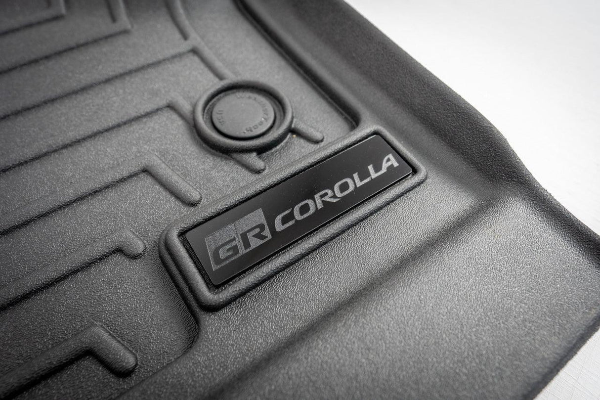GR Corolla Emblem Inserts for Weathertech Floor Mats (Single) - 2023+ GR Corolla