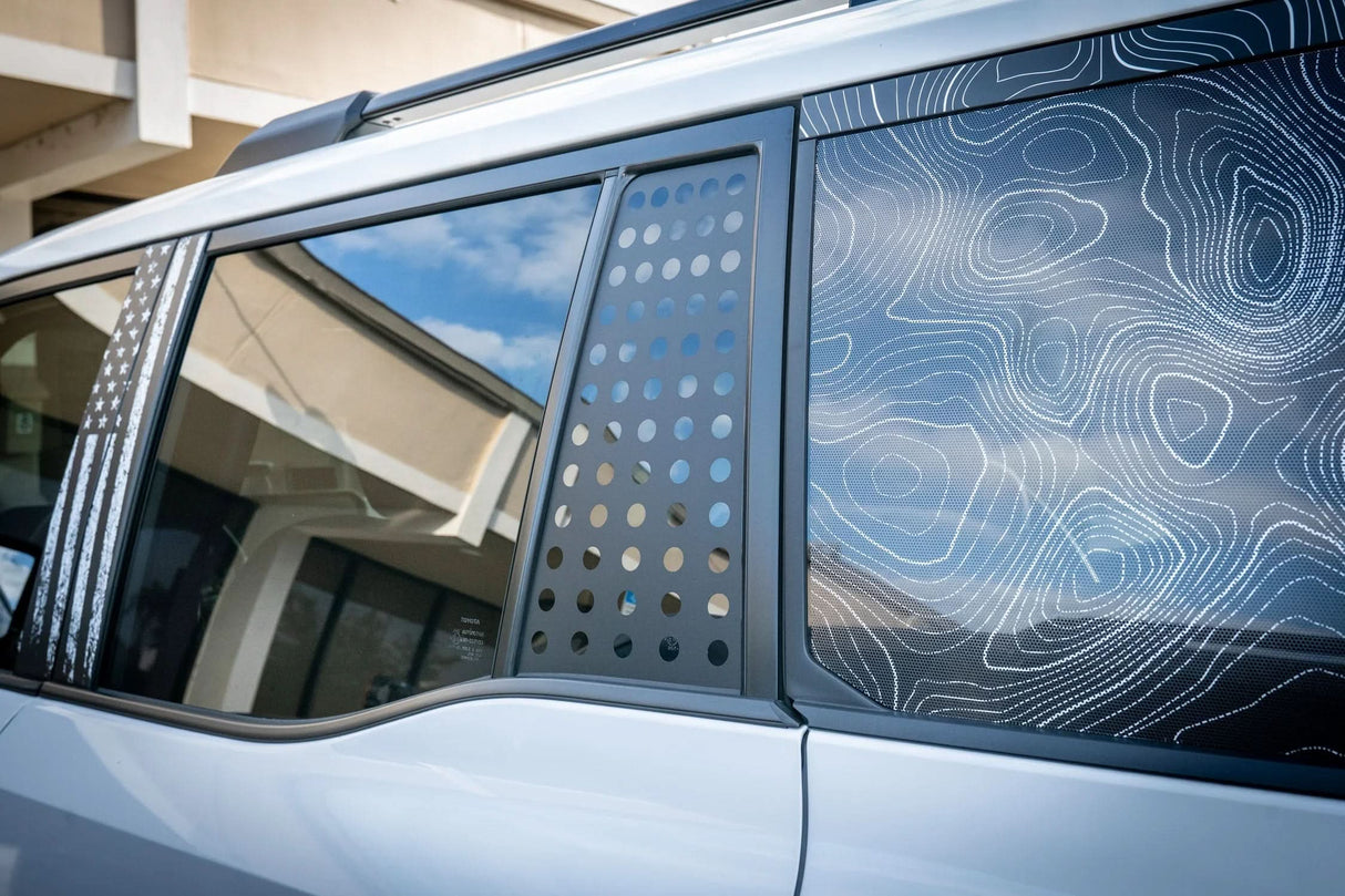 Vent Window Overlay with Holes - 2024+ Land Cruiser / GX 550