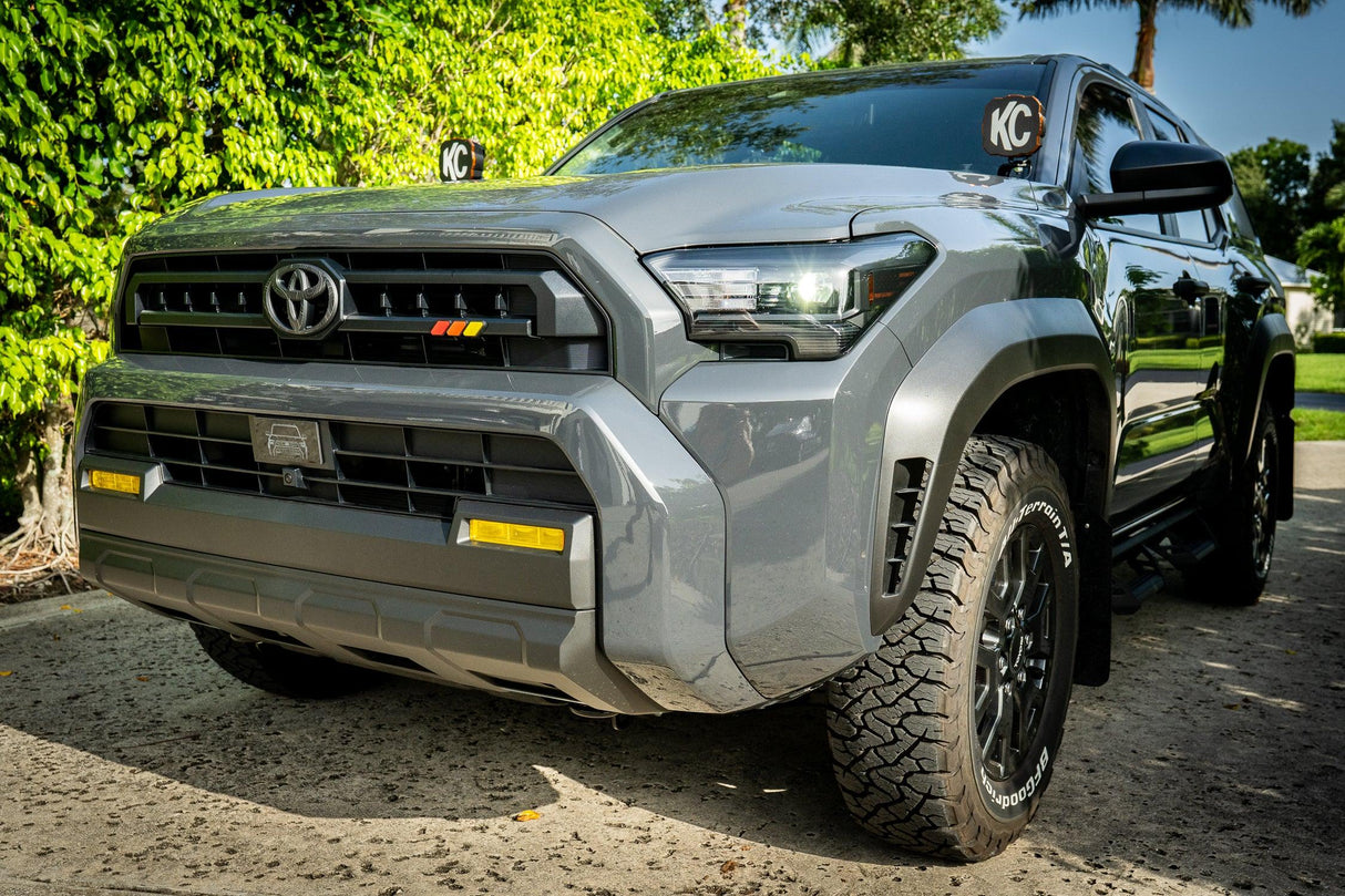 Front OEM Cover Topographic Overlays - *2024+ Tacoma / *2025+ 4Runner