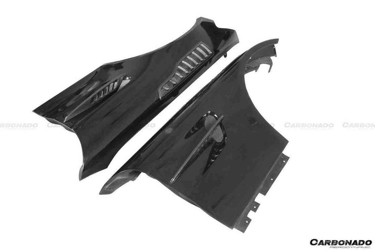 2015-2021 Mercedes Benz AMG GT GTS GTC GTR BK Style Partial Carbon Fiber Front Fender