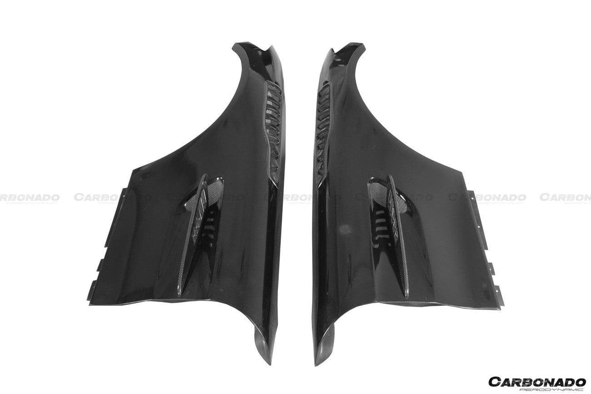 2015-2021 Mercedes Benz AMG GT GTS GTC GTR BK Style Partial Carbon Fiber Front Fender
