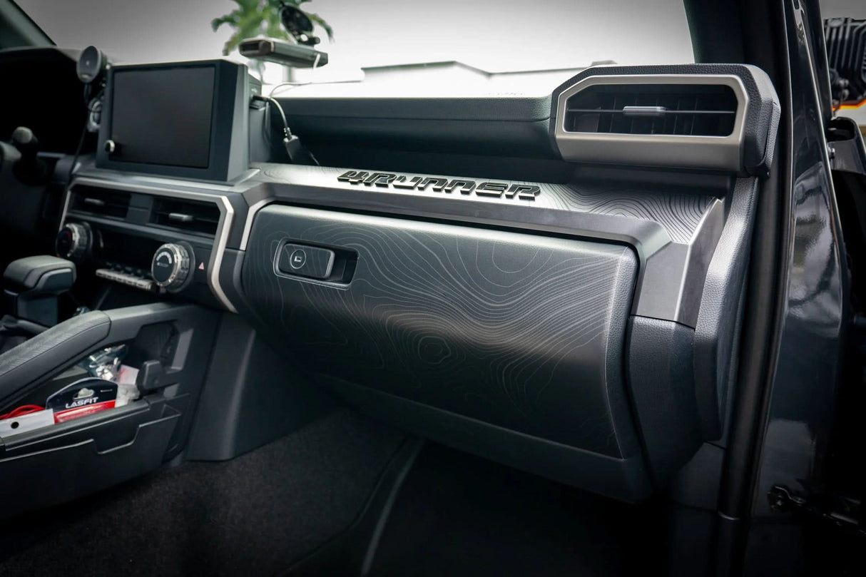 Topographic Glove Box Protection - 2024+ Tacoma / 2025+ 4Runner