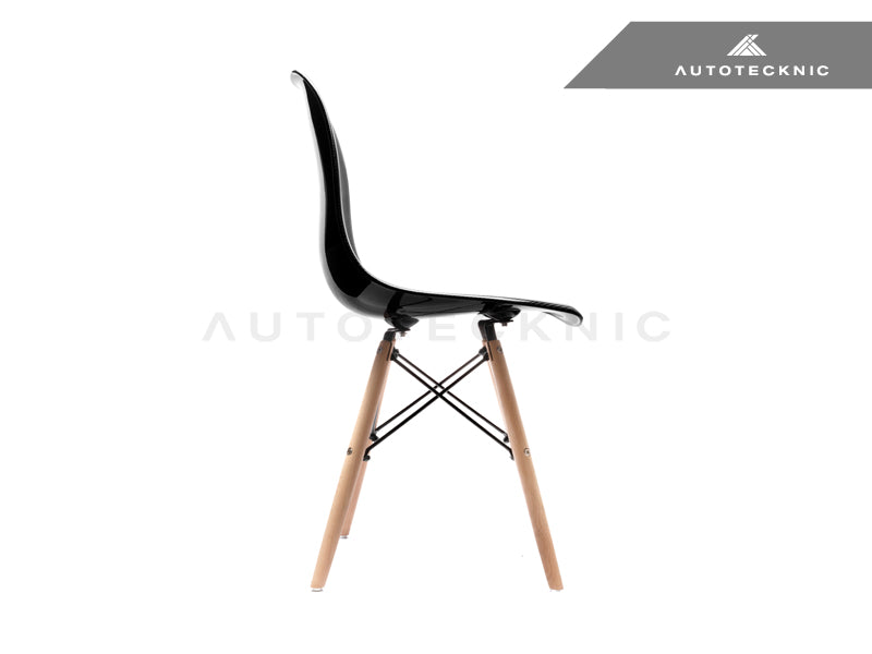 AutoTecknic Midcentury Dry Carbon Dowel-Leg Side Chair