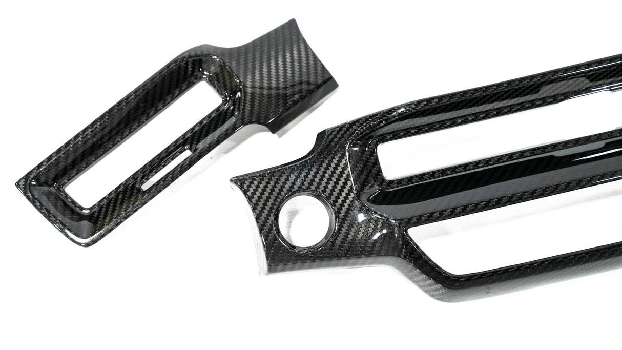 OLM LE Carbon Fiber Interior Dash Cover (2pc) - 2022+ FL Honda Civic / FL5 Type R