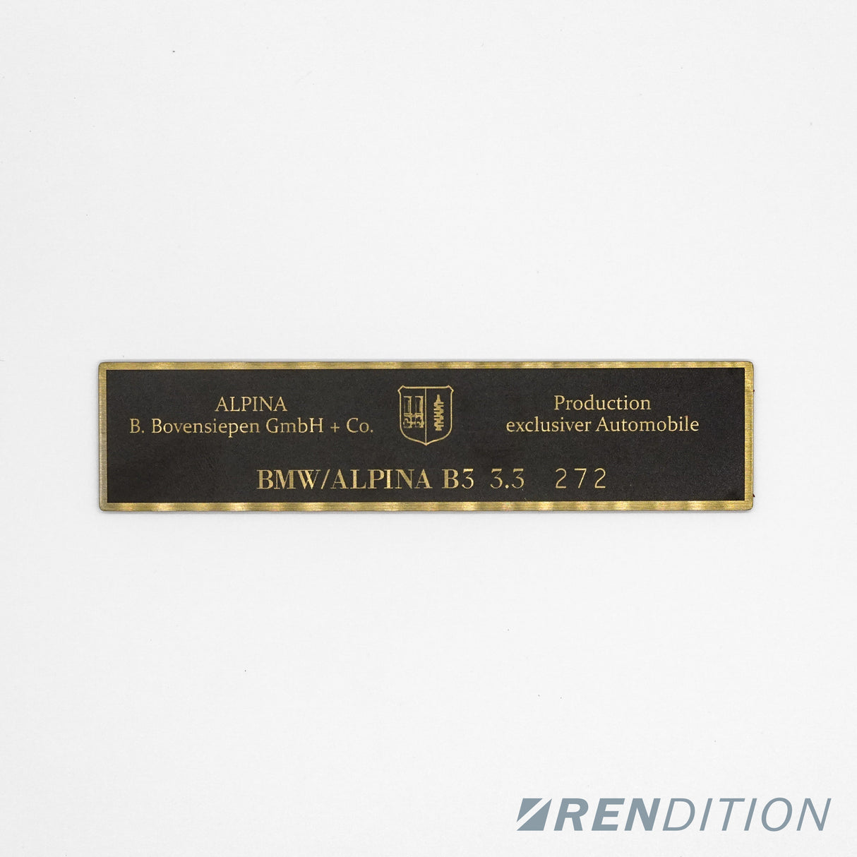 ALPINA B3 INTERIOR BADGE REPLICA REPLACEMENT B5 B6 B8 B9 B12 - K2 Industries