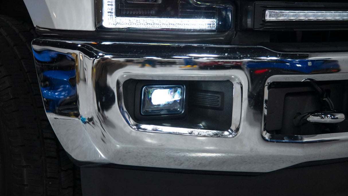 2015-2020 F150 / 2017-2022 F250 F350 LED Fog Lights w/Black Housing - OLM