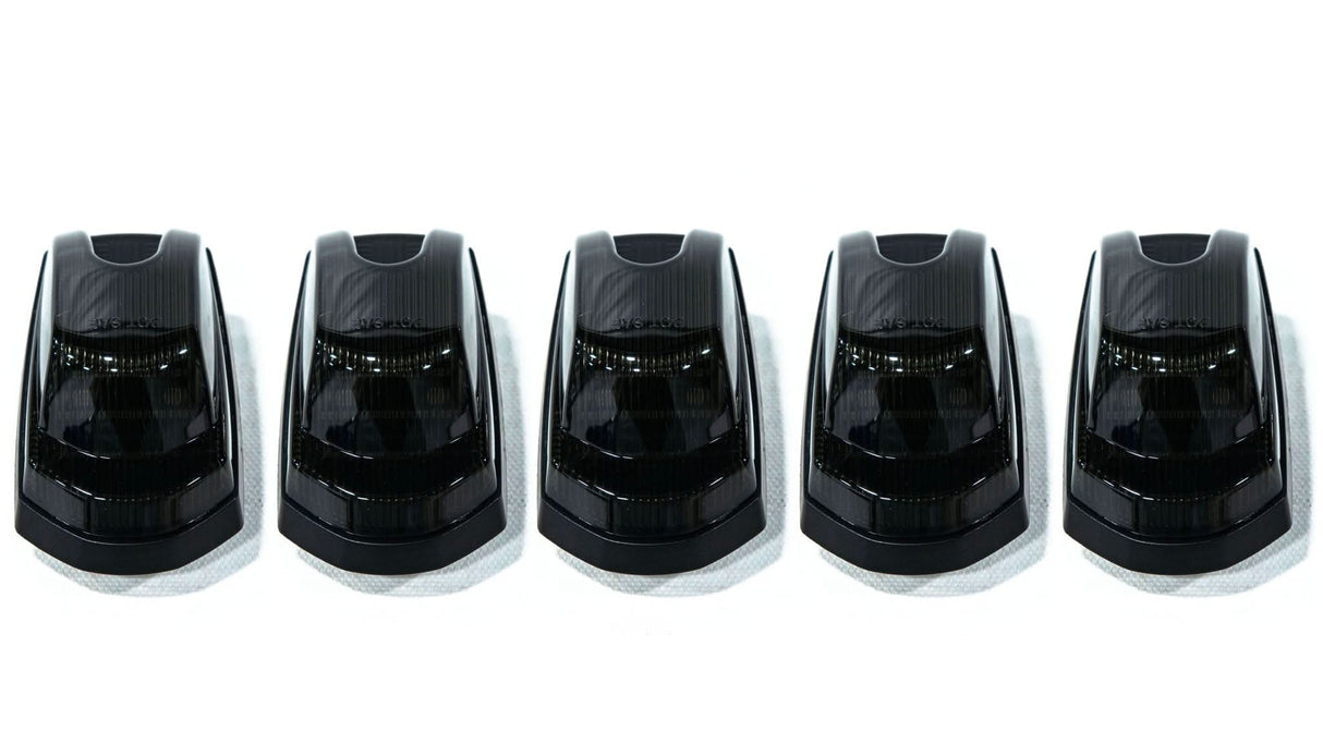 OLM Cab Light Replacement Set (Smoke Lens/Amber Light) - 2017-2022 Ford Super Duty F250/F350