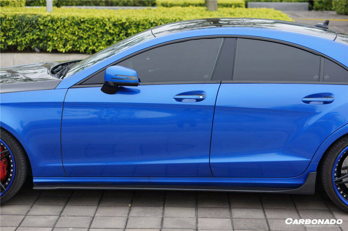 2010-2018 Mercedes Benz W218 CLS Class DP Style Side Skirts Under Board | Fits CLS350, CLS400, CLS500, CLS550, CLS63