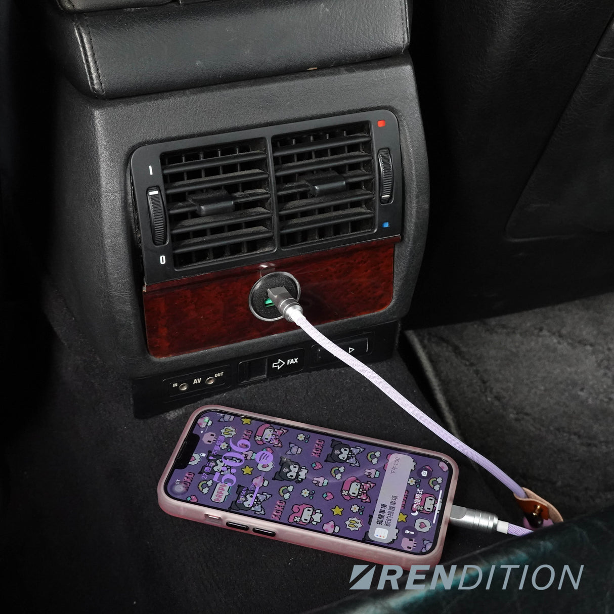 BMW E38 REAR SOCKET USB CHARGER