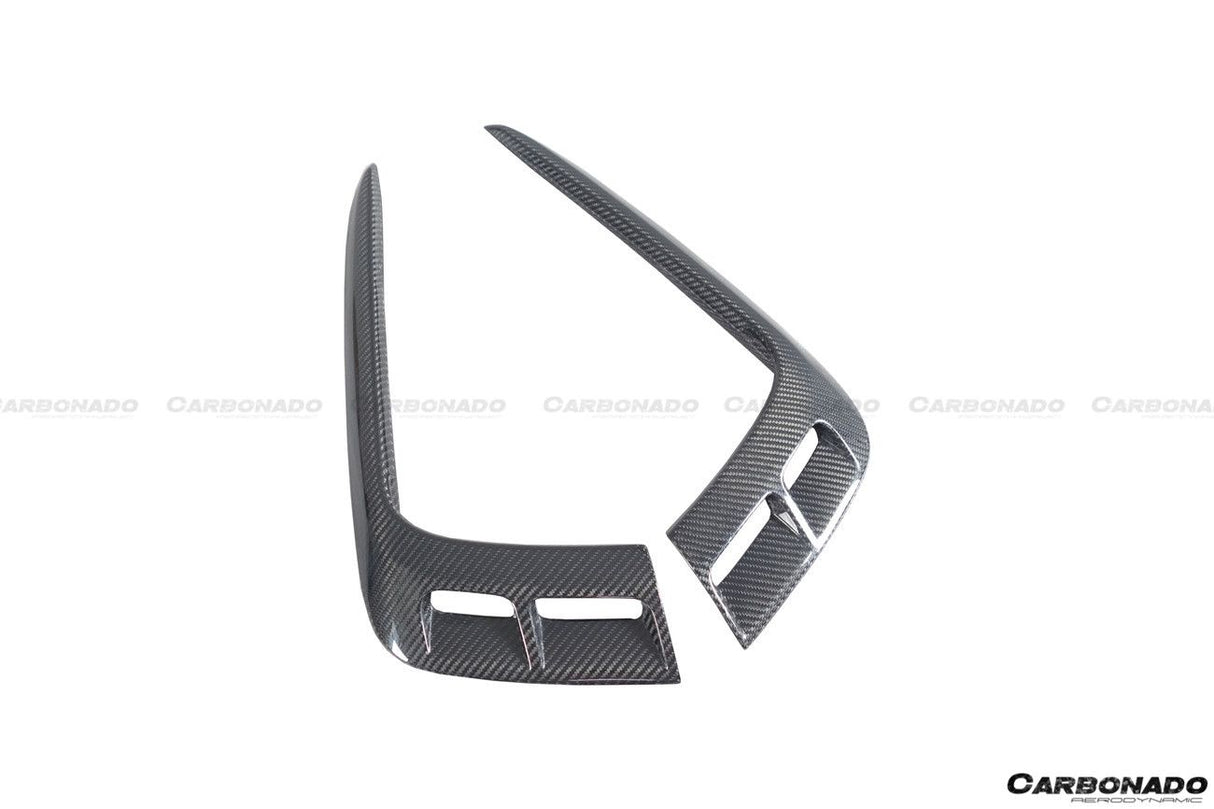 2016-2019 Bentley Bentayga OD Style Carbon Fiber Front Bumper Vent canards
