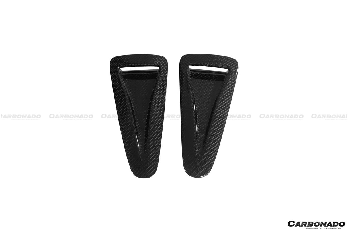 2017-2023 Nissan GTR R35 EBA OEM Style Carbon Fiber Hood Scoops