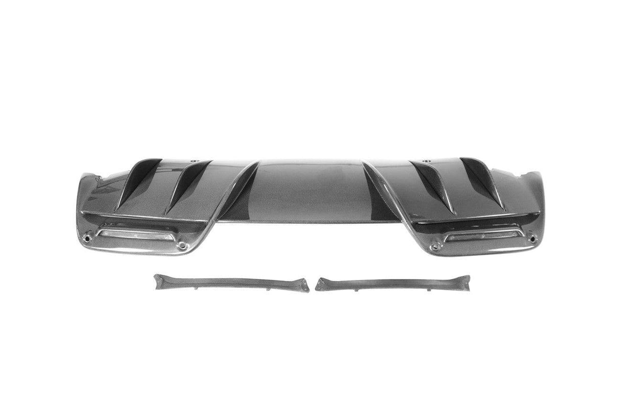 2022-UP Ferrari 296 GTB And GTS OE Style Carbon Fiber Rear Diffuser
