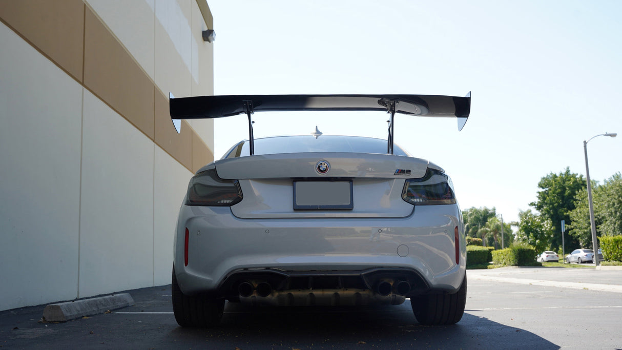 BMW F87 M2 GTC-300 Carbon Fiber Adjustable Wing 2016-2021