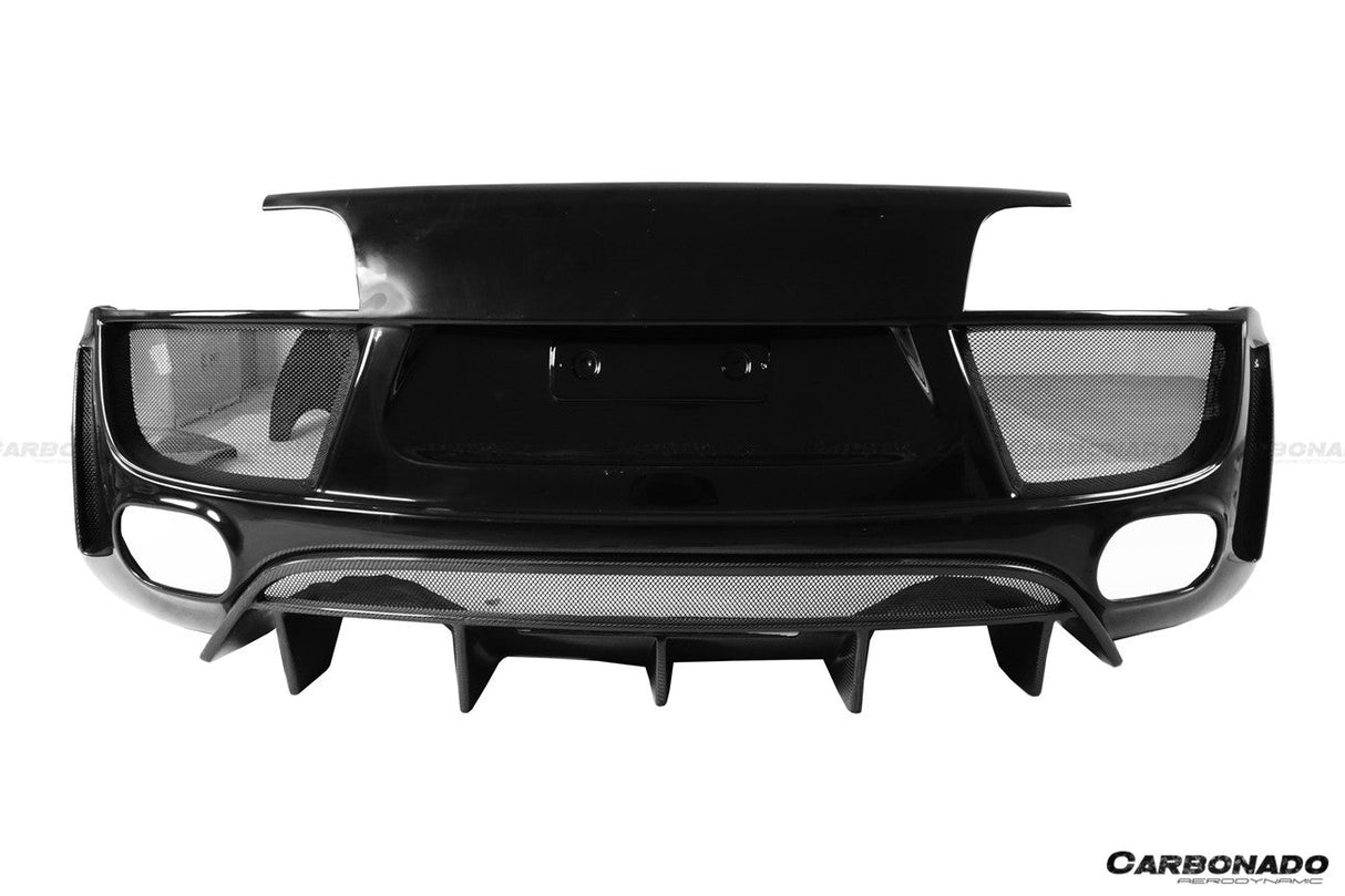 2006-2015 Audi R8 V8 V10 Coupe Spyder DPGT Style Rear Bumper With Exhaust Tips