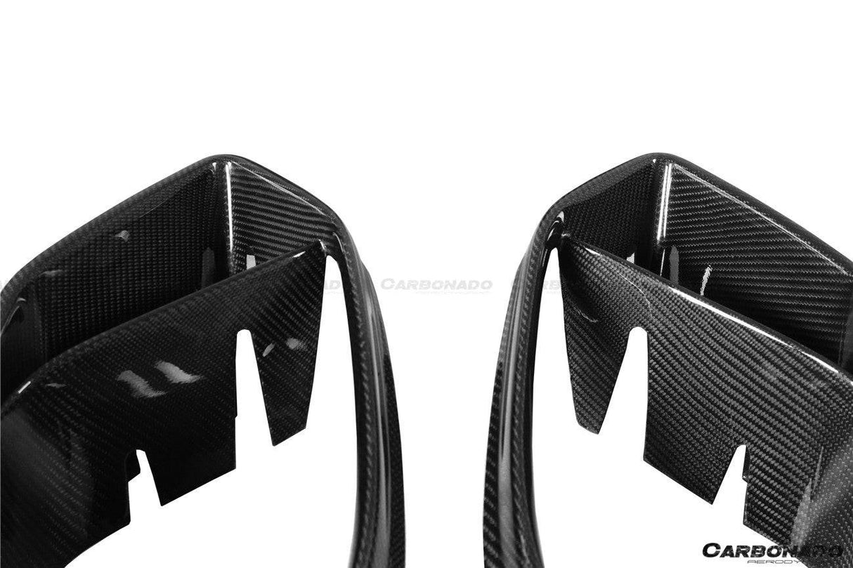2019-2023 Mercedes Benz AMG GT63S 4Door Coupe X290 BRS STYLE Carbon Fiber FRONT BUMPER Air Vents