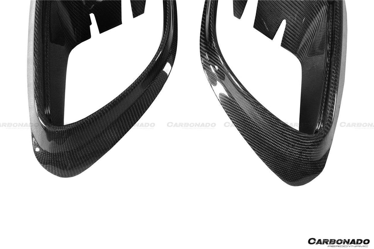 2019-2023 Mercedes Benz AMG GT63S 4Door Coupe X290 BRS STYLE Carbon Fiber FRONT BUMPER Air Vents