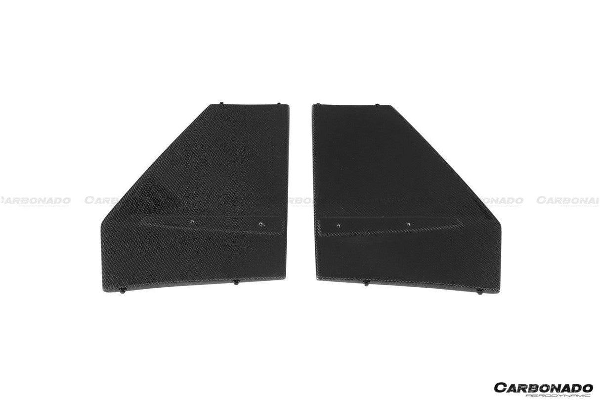 2011-2016 Lamborghini Aventador LP700 Coupe Roadster L Style Carbon Fiber Rear Diffuser Under Canards