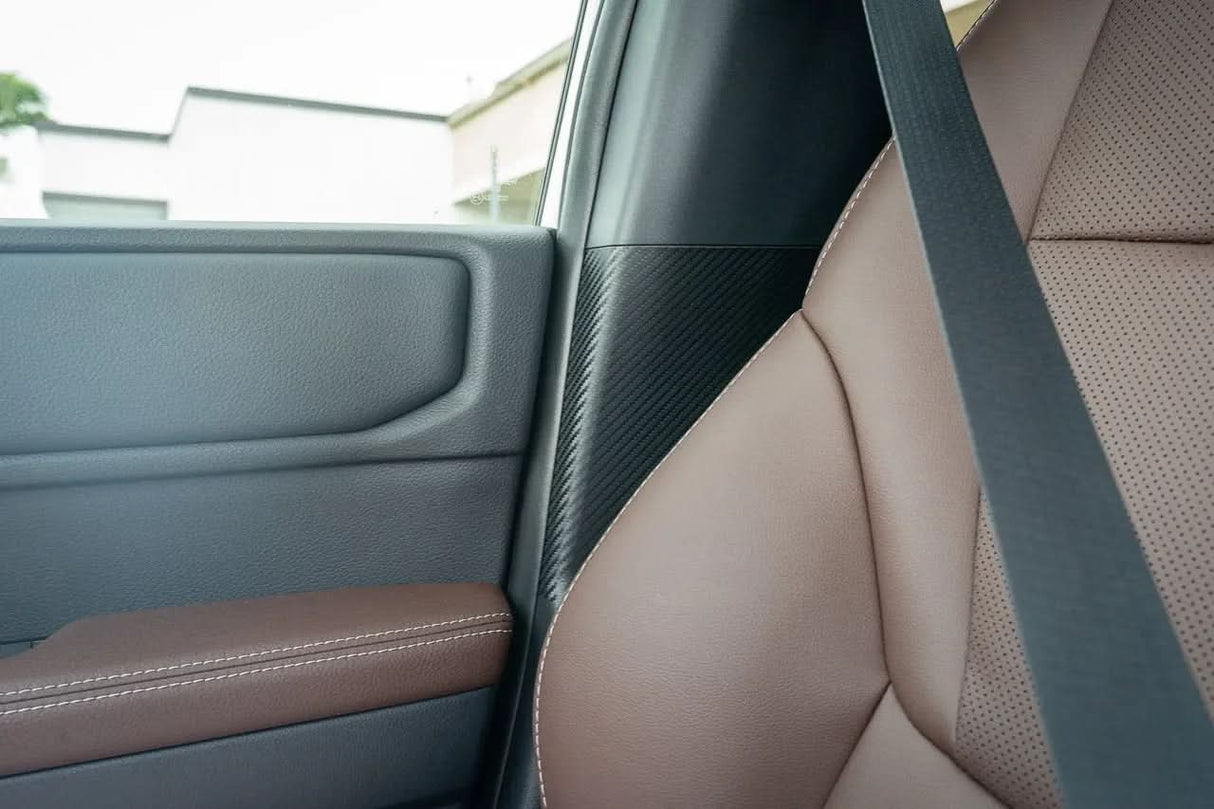 3D Carbon Seatbelt Panel Protection - 2024+ Land Cruiser / GX 550
