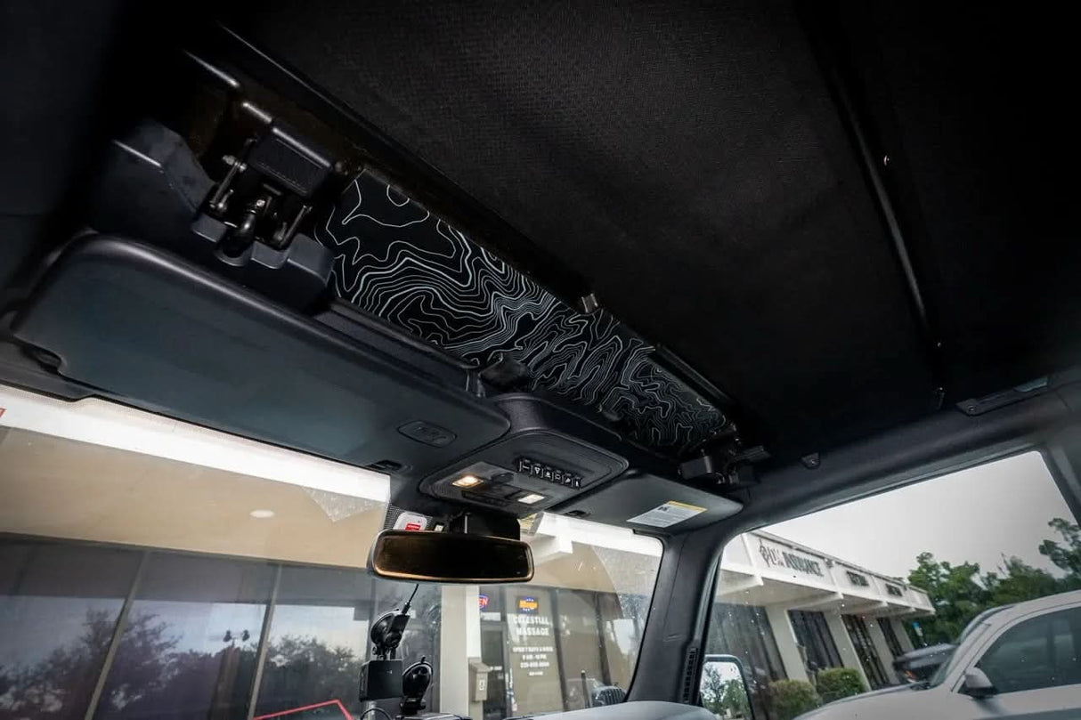 Topo Soft Top Bronco Panel Overlay - 2021+ Bronco Factory Soft Top