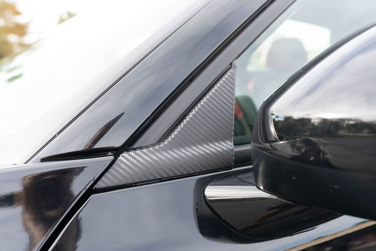 3D Carbon A Pillar Triangle Overlays - 2023+ Integra / 2022+ Civic