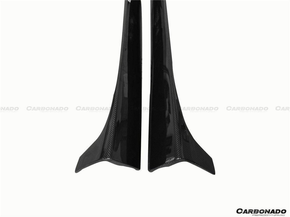 2012-2014 Mercedes Benz W204 C63 AMG C Class Coupe DP Style Side Skirts Under Board
